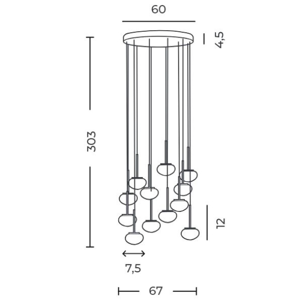 Lustra Azzardo Serenity AZ6534
