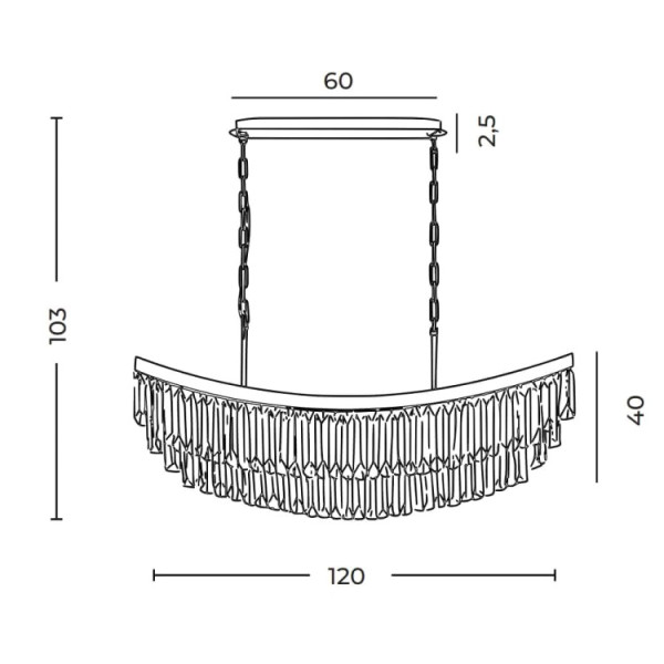 Lustra Azzardo Zambezi AZ6913