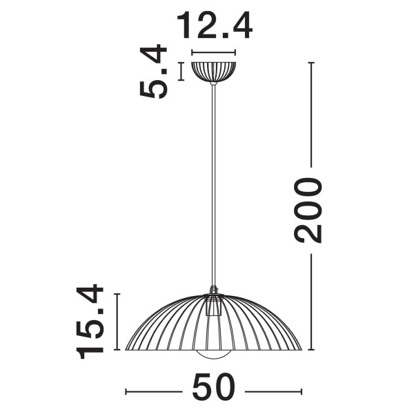 Lustra Nova Luce Ammos 9919115