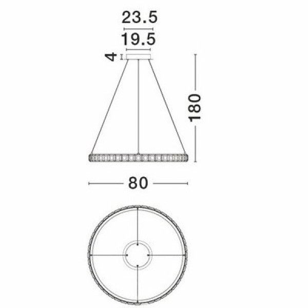 Lustra Nova Luce Eteken 9501215