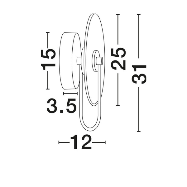 Aplica Nova Luce Maru 9019826