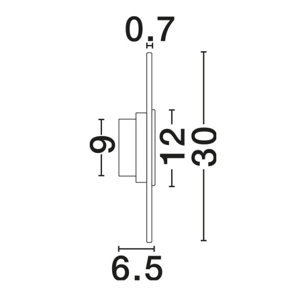 Aplica Nova Luce Marzio 9019748
