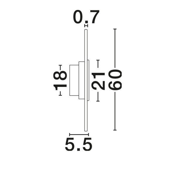 Aplica Nova Luce Marzio 9019750