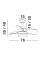 Plafoniera cu ventilator Nova Luce Nerina 9952379
