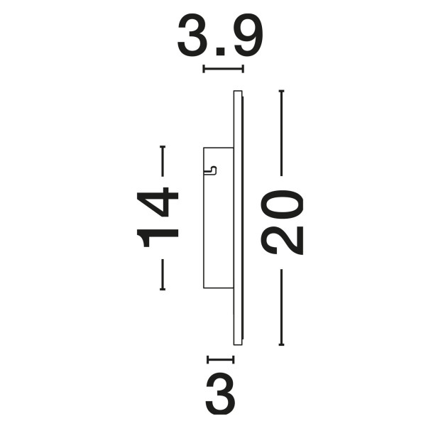 Aplica Nova Luce Nevo 9248159