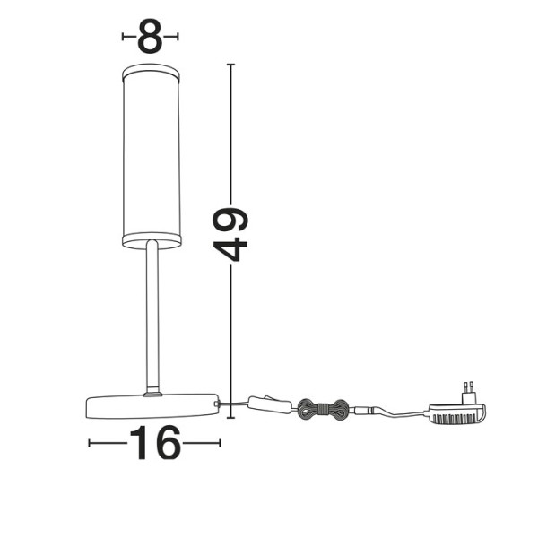 Veioza Nova Luce Nolia 9019819