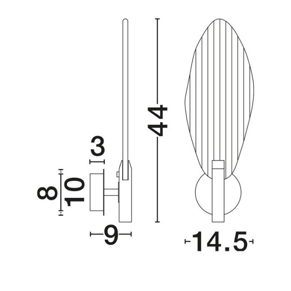 Aplica Nova Luce Seriq 9187009