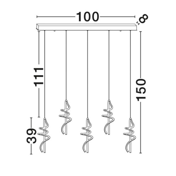 Lustra Nova Luce Soline 9124104