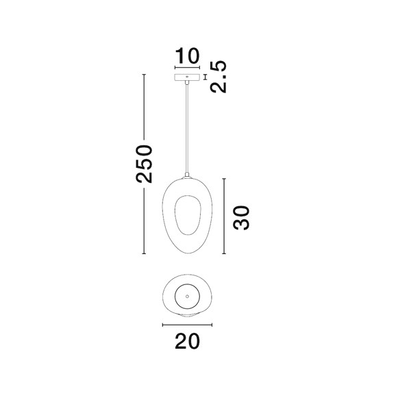 Lustra Nova Luce Tempus 9002685