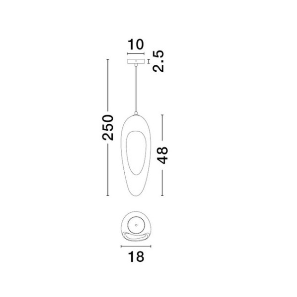 Lustra Nova Luce Tempus 9002688