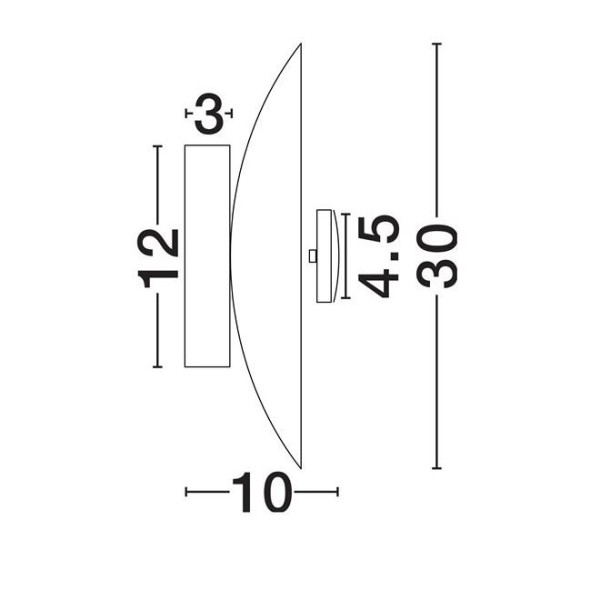 Aplica Nova Luce Velina 9070634