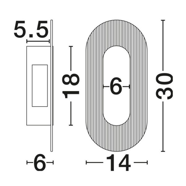 Aplica Nova Luce Vetrio 9236417