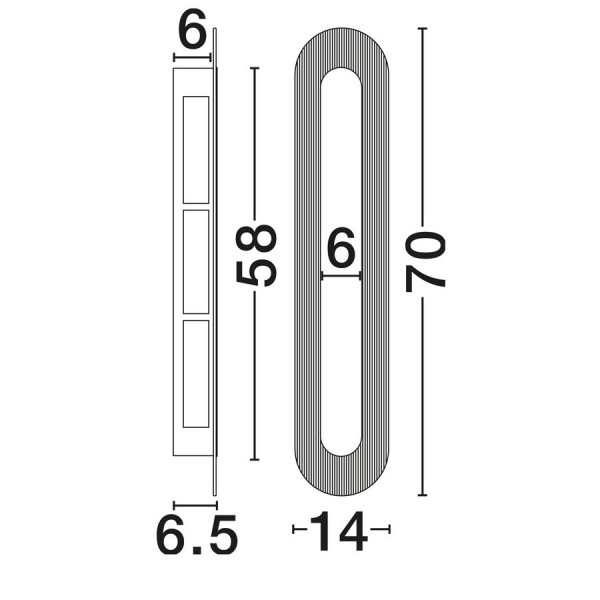 Aplica Nova Luce Vetrio 9236422