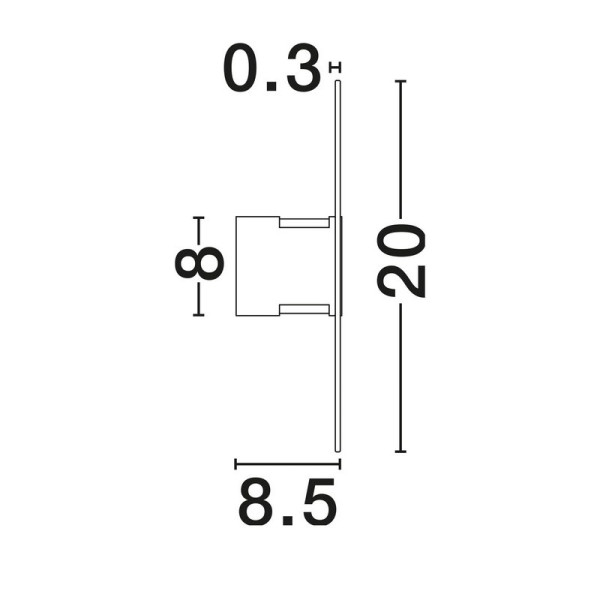 Aplica Nova Luce Vetrio 9236424