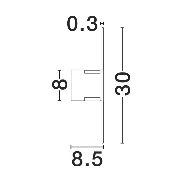 Aplica Nova Luce Vetrio 9236425