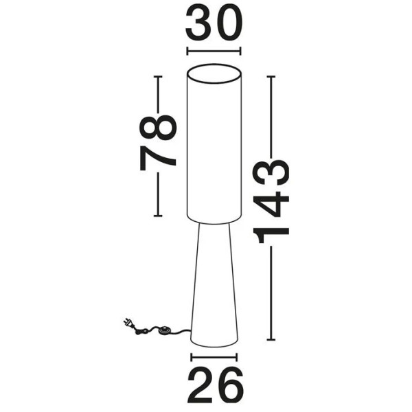 Lampadar Nova Luce Nebia 9061150