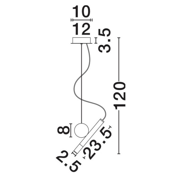 Lustra Nova Luce Vero 9100154