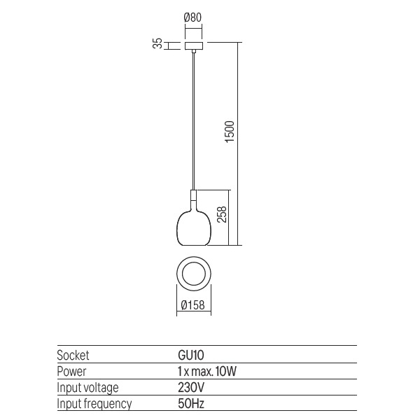 Потолочный светильник Redo Group Potter 90968