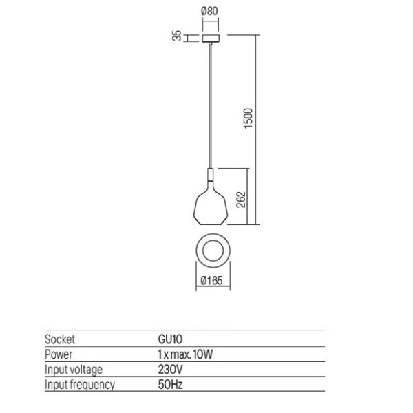 Потолочный светильник Redo Group Potter 90970