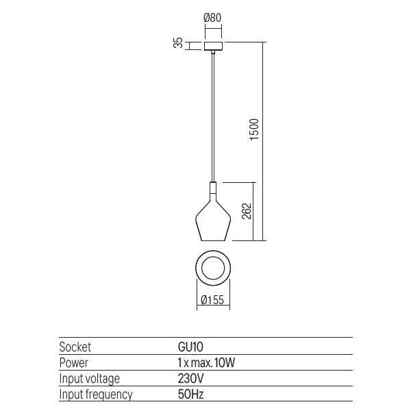 Потолочный светильник Redo Group Potter 90975