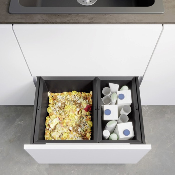 Cos de gunoi incorporabil sub chiuveta Blanco Flexon II Low 60/2 526641