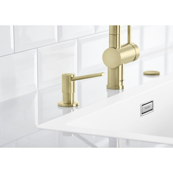 Dozator detergent lichid Blanco Torre Satin Gold