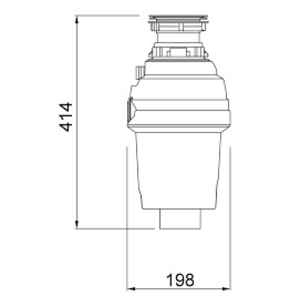 Tocator resturi alimentare Elleci TDZ100GR Zero 100