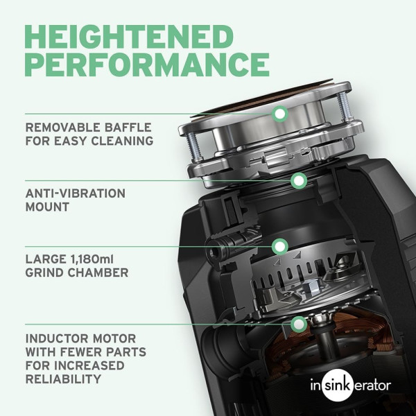 Tocator resturi alimentare (disposer) InSinkErator Evolution Plus 1000EC