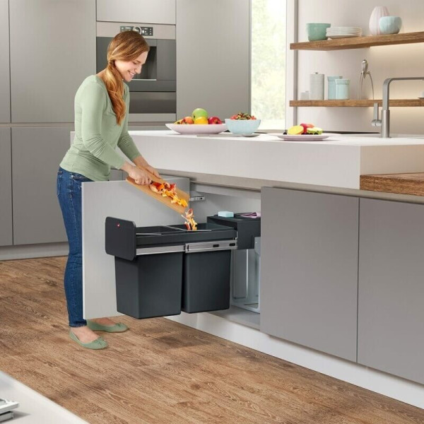 Cos de gunoi incorporat sub chiuveta Hailo EcoLine Design 0310100