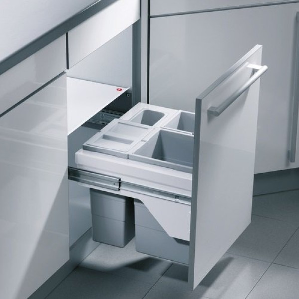 Выдвижное встроенное ведро под мойку Hailo Cargo Basic 3609501