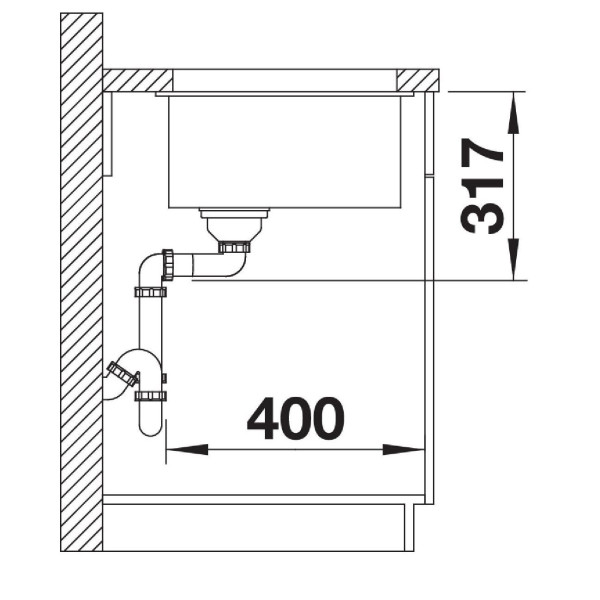 Chiuveta Blanco Etagon 500-U Inox