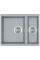 Кухонная мойка Fabiano Quadro 56x46x15 Grey Metallic