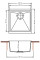 Chiuveta Fabiano Navio 43x46 Alpine White