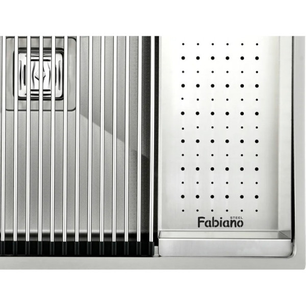 Кухонная мойка под столешницу Fabiano Quadro 73 Celldecor Inox Кухонная мойка под столешницу Fabiano Quadro 73 Celldecor Inox