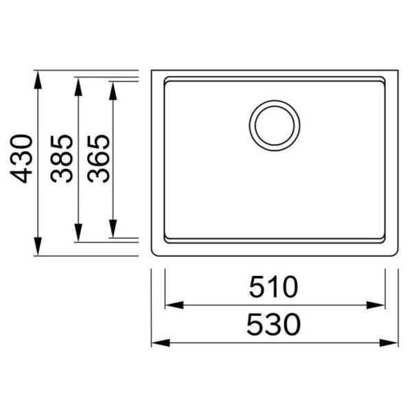 Chiuveta Elleci Time 105 Bianco Titano 68