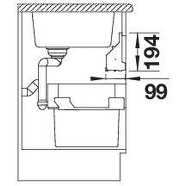 Organizator Blanco Orga Shelf 60 H