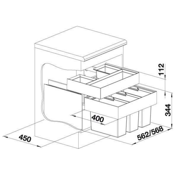 Sertar Blanco Organisation drawer II