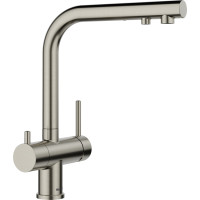 Baterie bucatarie Blanco Fontas II Filter Satin Platinum