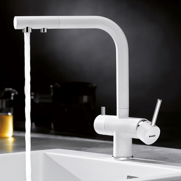 Baterie bucatarie Blanco Fontas II Filter White