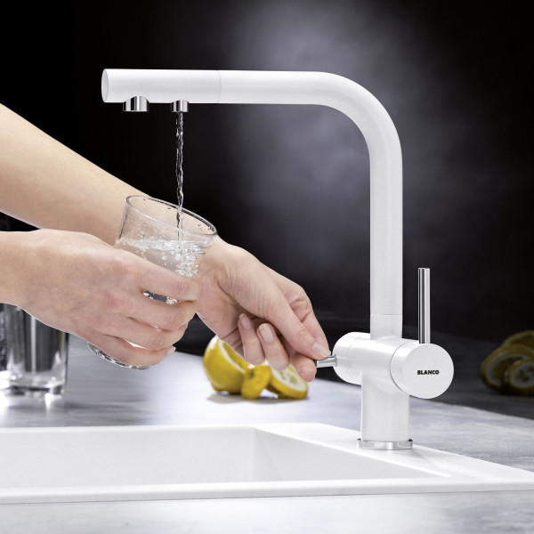 Baterie bucatarie Blanco Fontas II Filter White