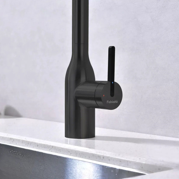 Baterie bucatarie Fabiano FKM 3129 Black Steel