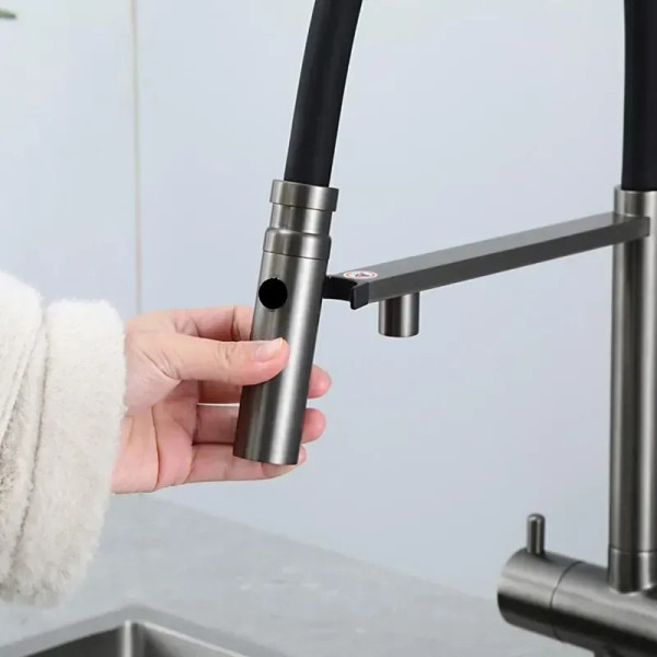 Baterie bucatarie Fabiano FKM 3130 Black Steel