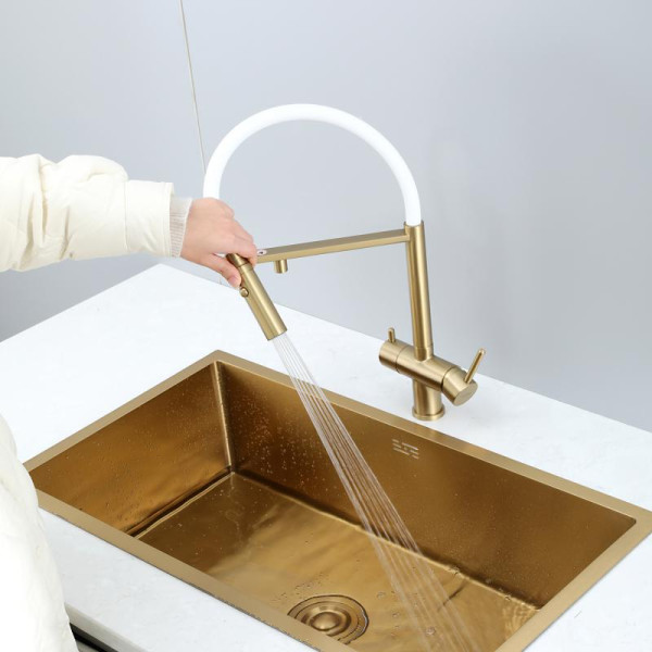 Baterie bucatarie Fabiano FKM 3130 Light Gold