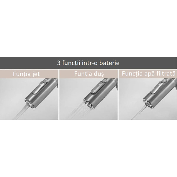 Baterie bucatarie Fabiano FKM 3127 Inox