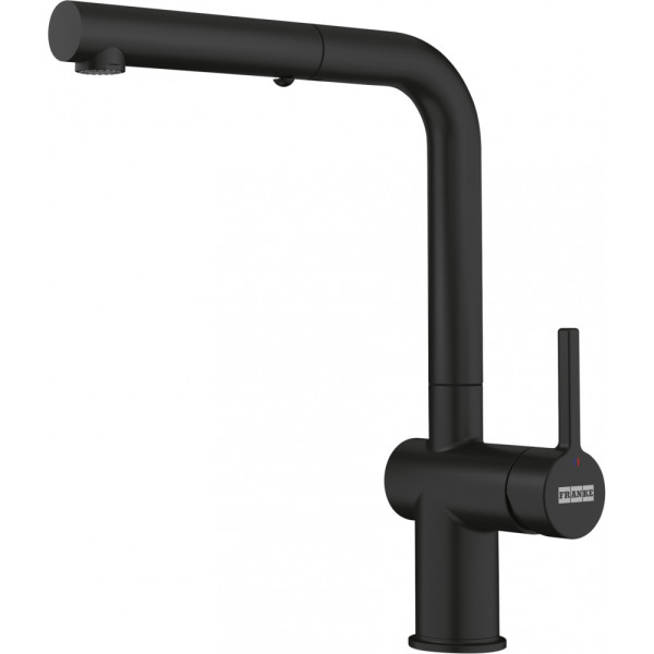 Baterie bucatarie Franke Active L Spout Dual Spray Matte Black