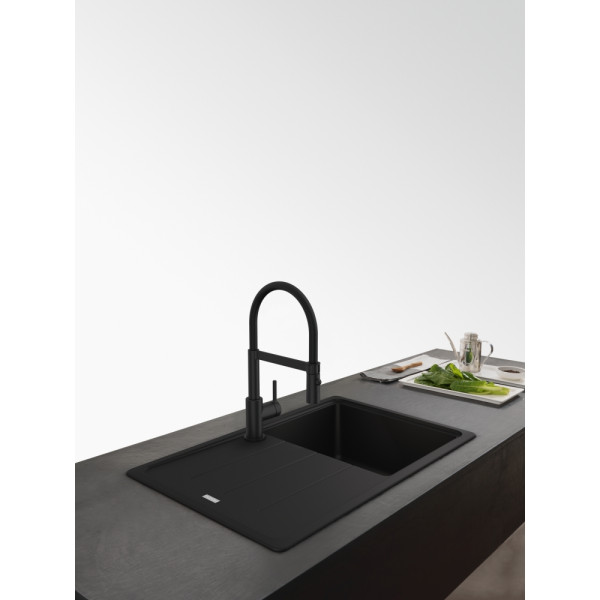 Baterie bucatarie Franke Lina Semi Pro Matte Black