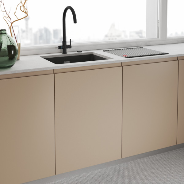 Baterie bucatarie Franke Lina Clear Water L Matte Black