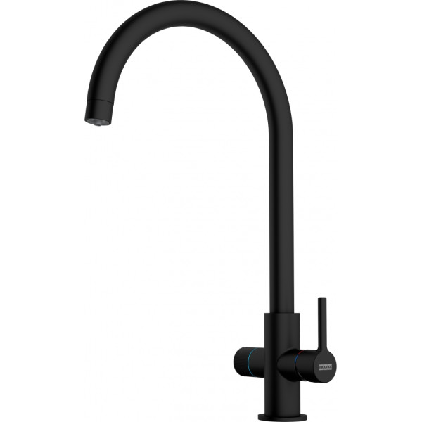 Baterie bucatarie Franke Lina Clear Water L Matte Black