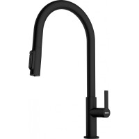 Baterie bucatarie Franke Maris Slim Clear Water Matte Black