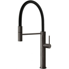 Кухонный смеситель Gessi 316 Flessa Cesello 60014.707 Black Metal Brushed